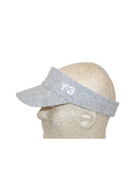 Y-3 Visor YOHJI YAMAMOTO Adidas Golf Tennis Sun-visor Cap Gray Terry Cloth S/M